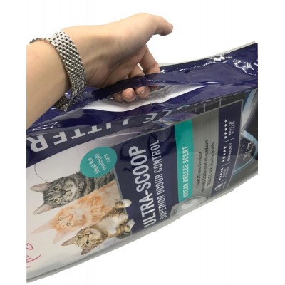 Large custom printed side gusseted plastic pet food bag cat food packaging bag